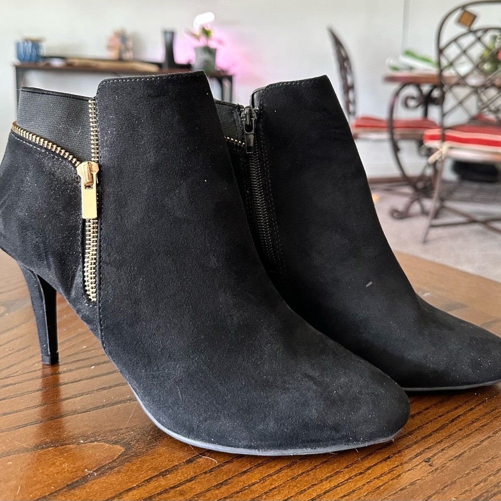 Blank stiletto booties